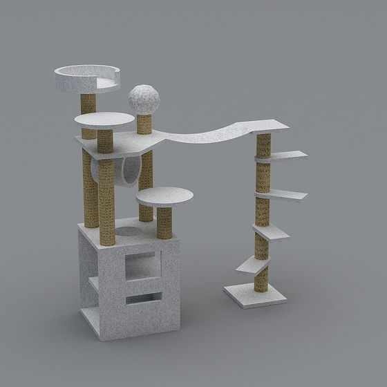 Urban Cat Tree 3D model