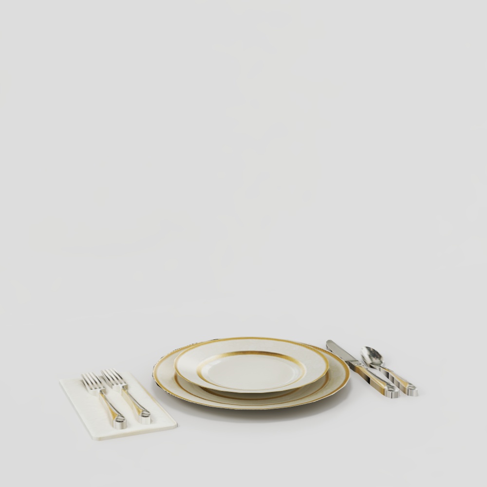 Place+setting+plates