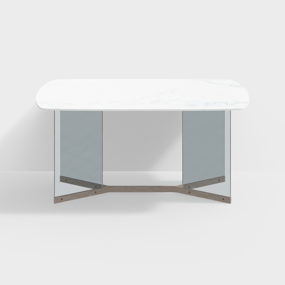 Modern Minimalist Rock Slab Dining Table CLJ-AS-CT02 - 1600mm