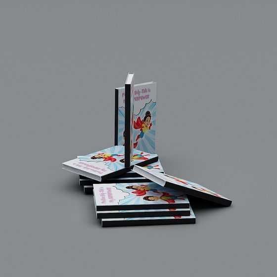 Colorful Bookends 3D model