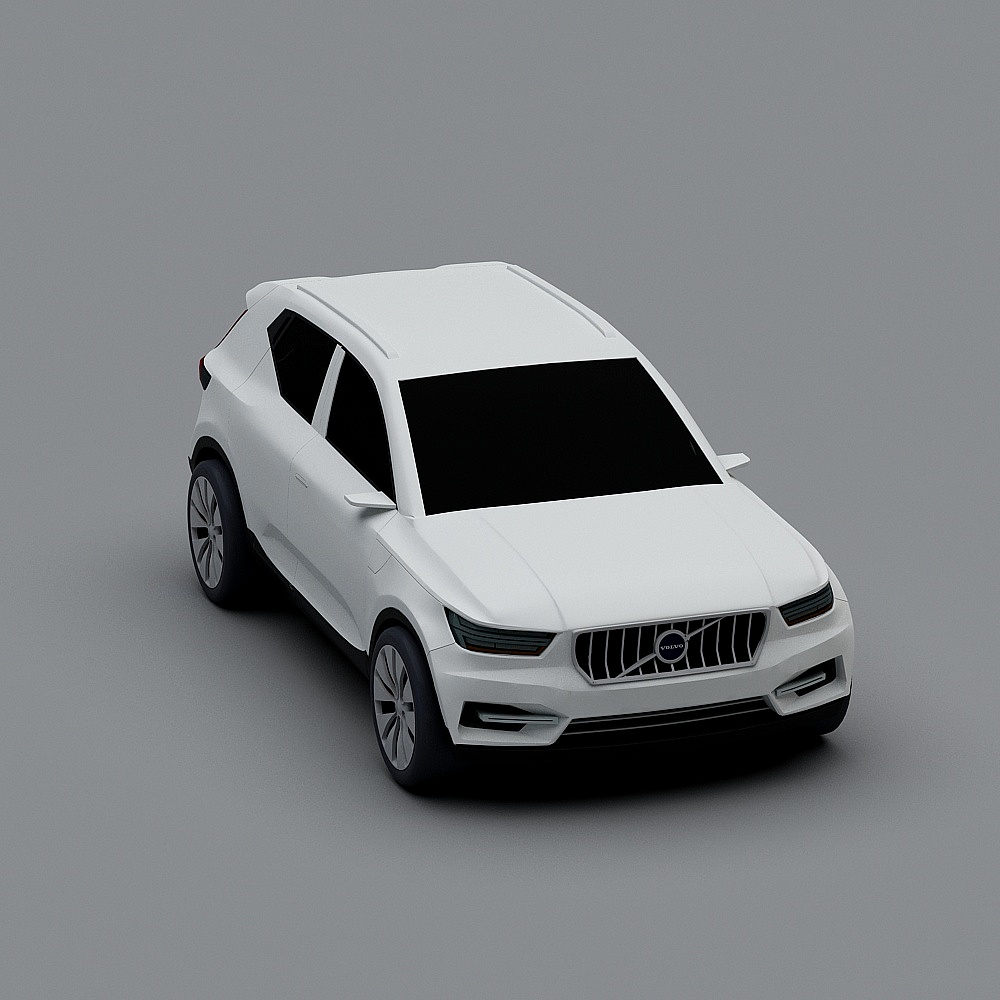 Urban Explorer SUV Low-Poly 3D model