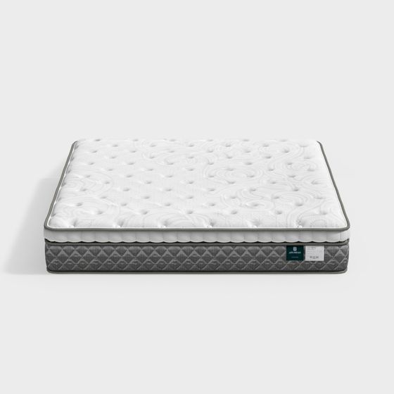Elegant 3D Mattress Model for Modern Interiors