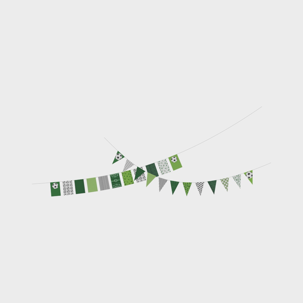 Soccer Celebration Bunting 3D model