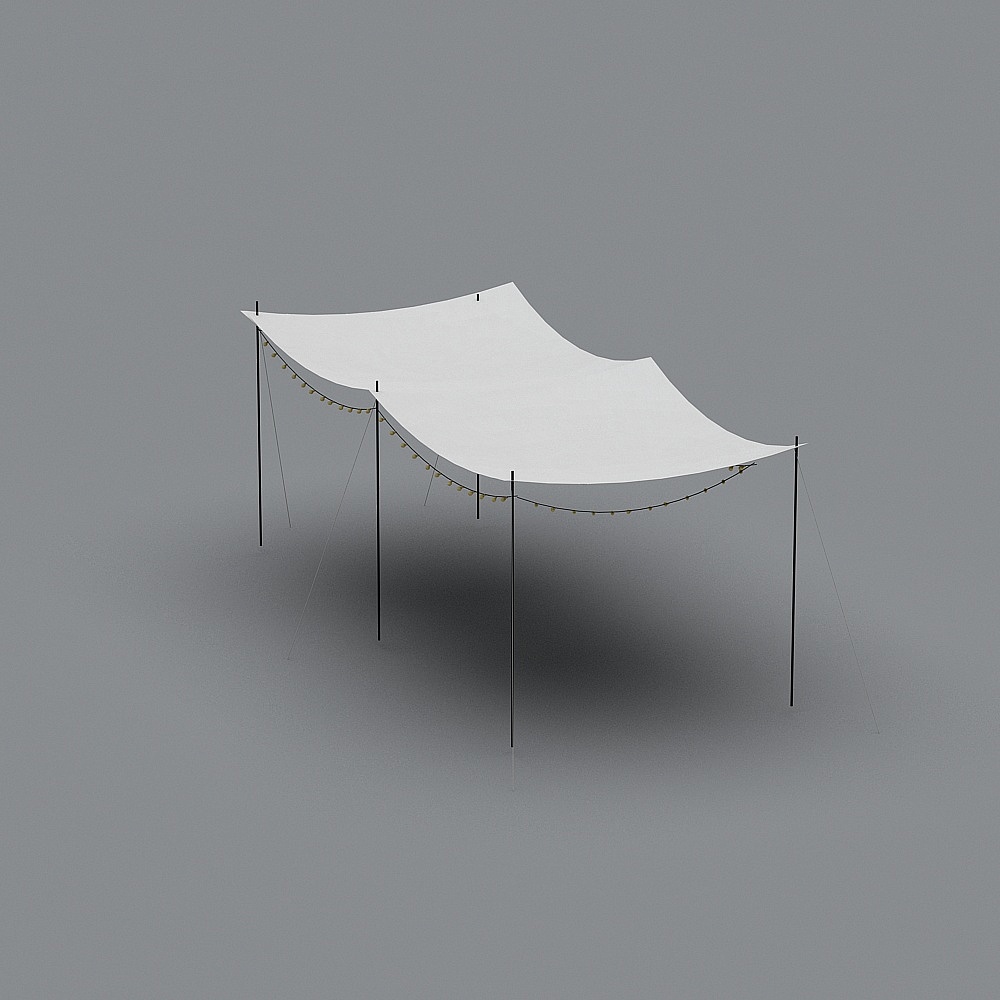 Modern Outdoor Tent 3D model