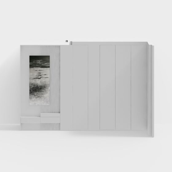 Minimalist Wall Art 3D model