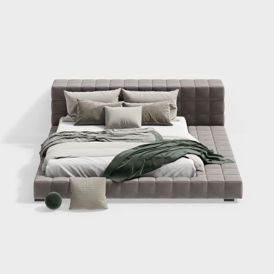 Urban Comfort Bed 3D model