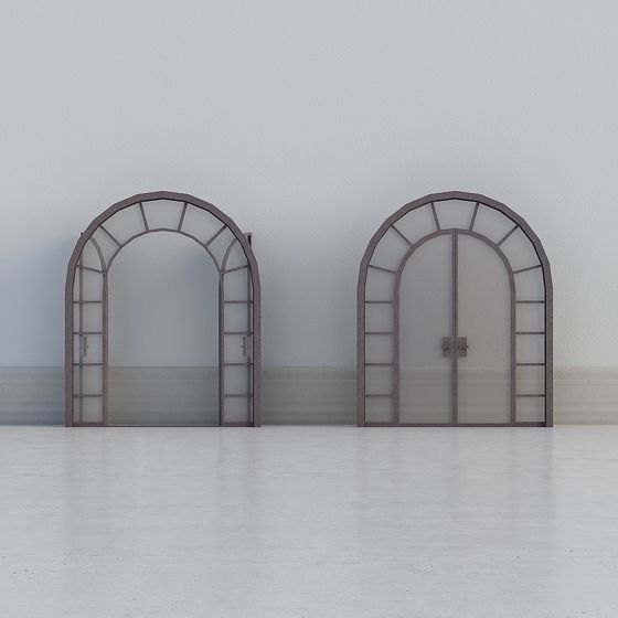 Porte palladiane in ferro ad arco