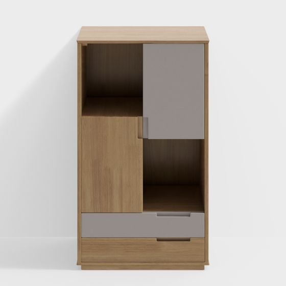 Urban Corner Storage Cabinet 3D model