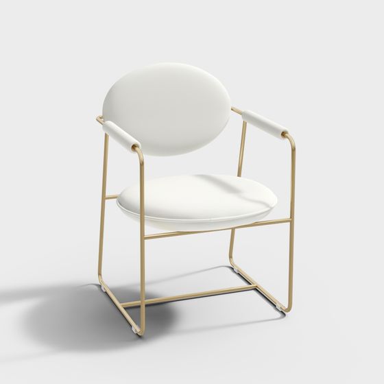 Elegant Armchair 3D model