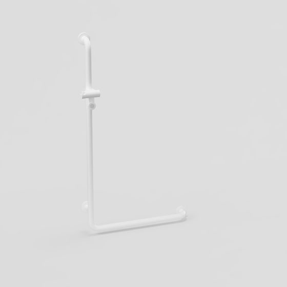 Elegant Minimalist Shower Rail 3D model