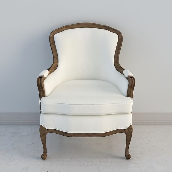 Stylish Armchair 3D model for Contemporary Spaces