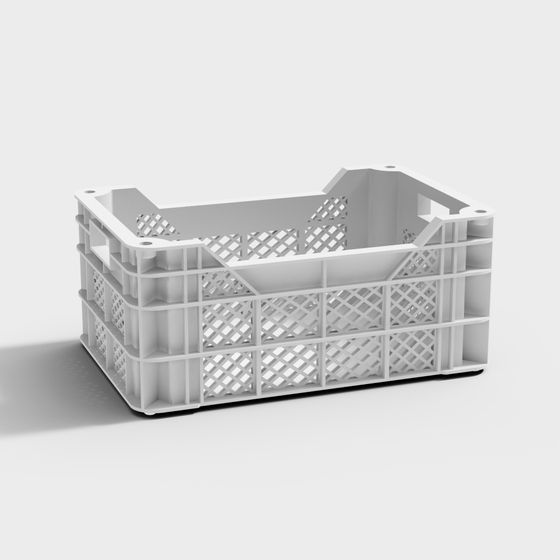 Panier de rangement moderne blanc