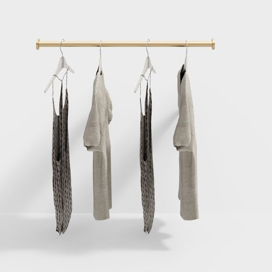 Stylish Fashion on Hanger 3D model