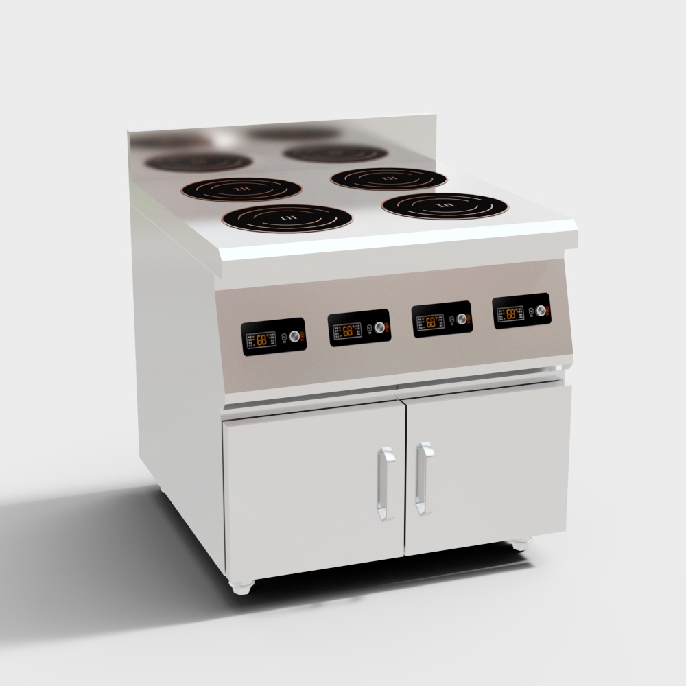 Fornello a induzione a quattro teste