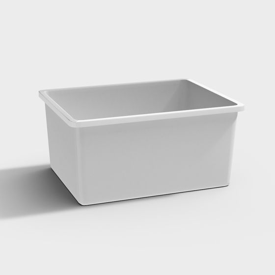 Elegant Storage Box 3D model for Modern Interiors
