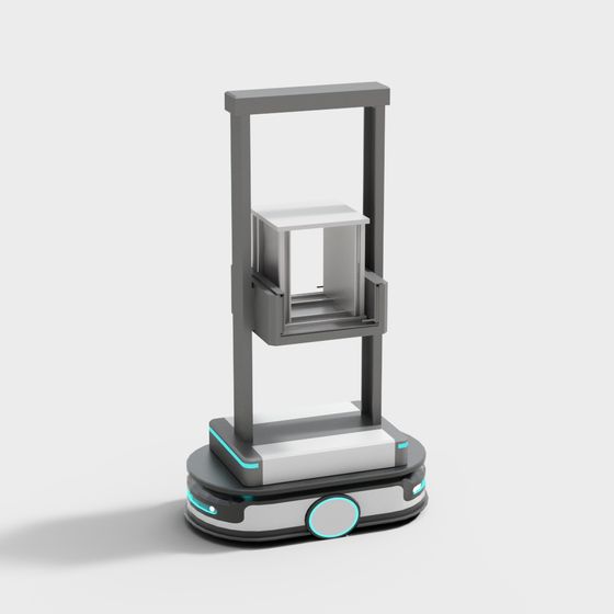 Futuristic Smart Handling Robot 3D model