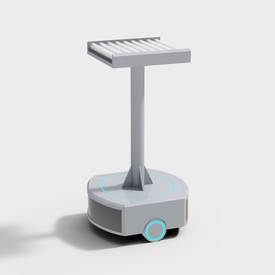 Smart Mobile Shelving 3D Model for Creative Projects