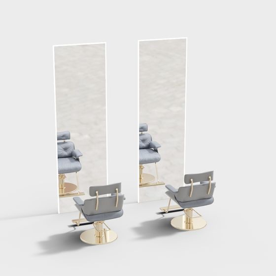 Luxury Beauty Mirrors,Gray