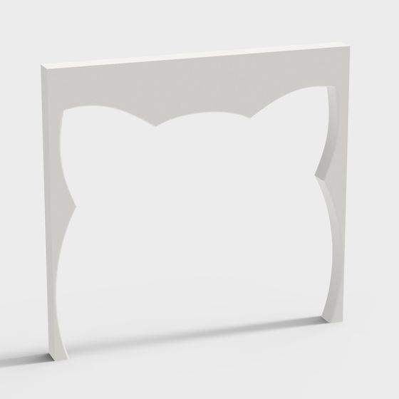 Wavy Side Table 3D model for Creative Spaces