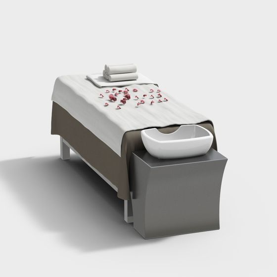 Letto per shampoo da barbiere