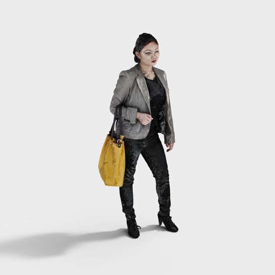Contemporary Urban Female 3D model