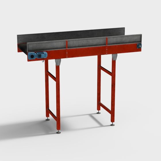 Intelligent Warehouse Conveyor 3D Model