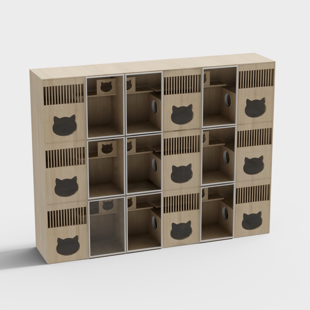 Armadietti di imbarco per negozi di animali