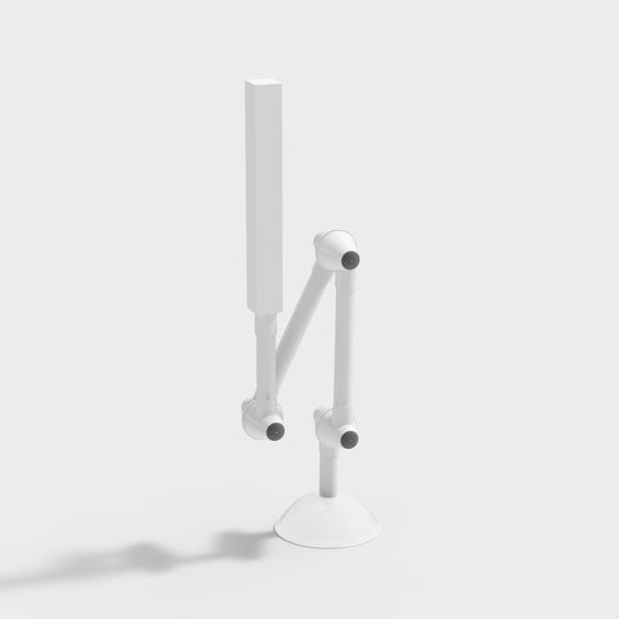 Sleek Low-Poly Robotic Arm 3D model