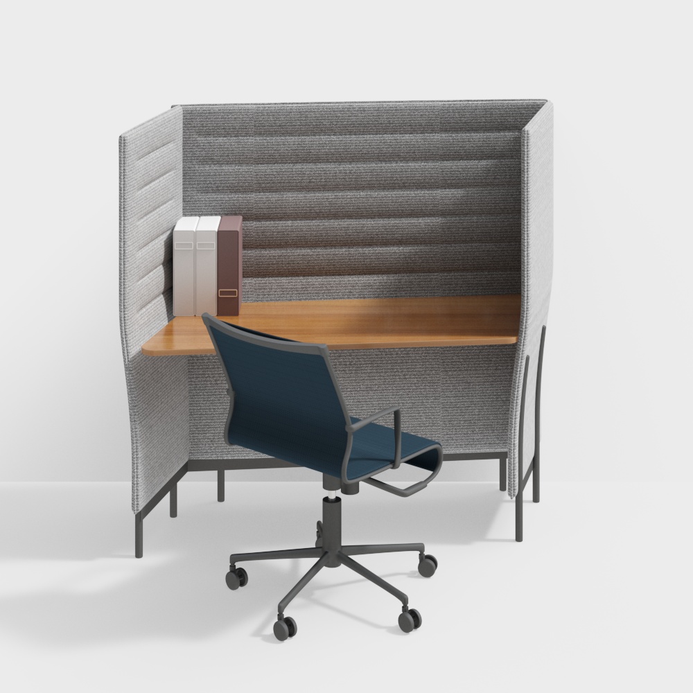 Combinación moderna de silla de escritorio insonorizada