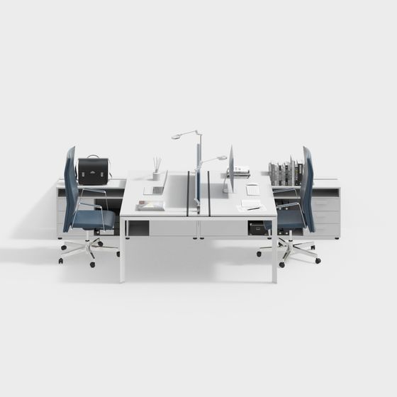 현대 책상 의자 조합