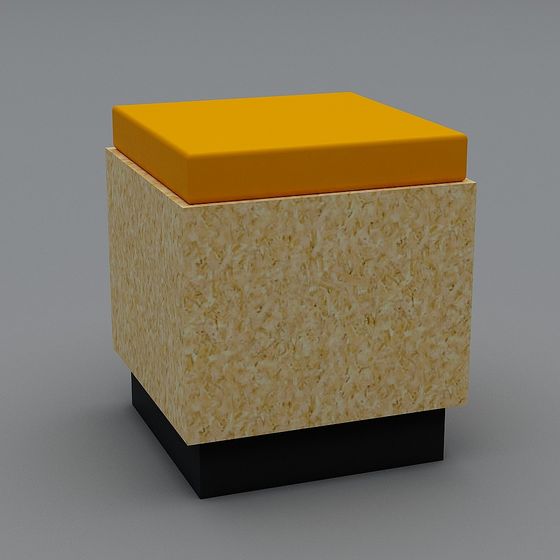 Urban Corner Stool 3D model