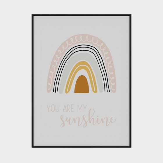 Rainbow and Sunshine 3D Model for Creative Designs