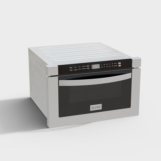 ZLINE Built-in Microwave 3D Model for Modern Kitchens