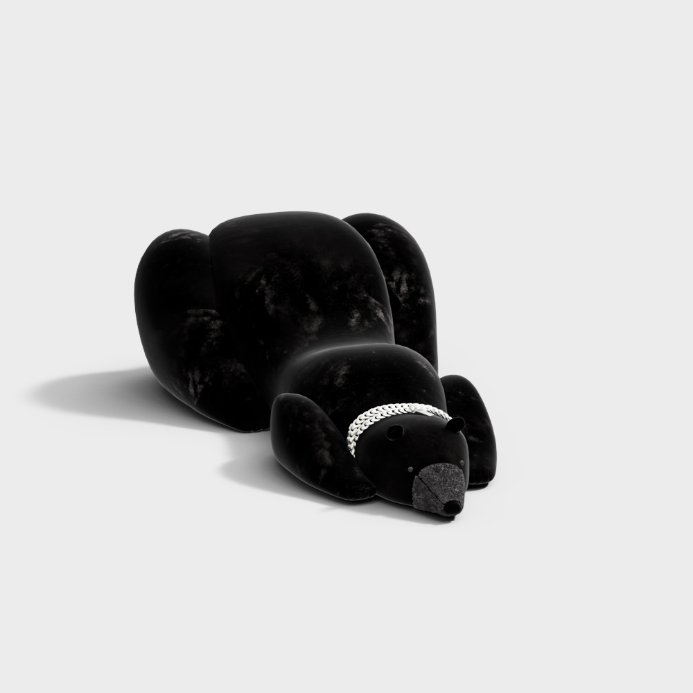 Italian minimalist polar bear leisure single chair