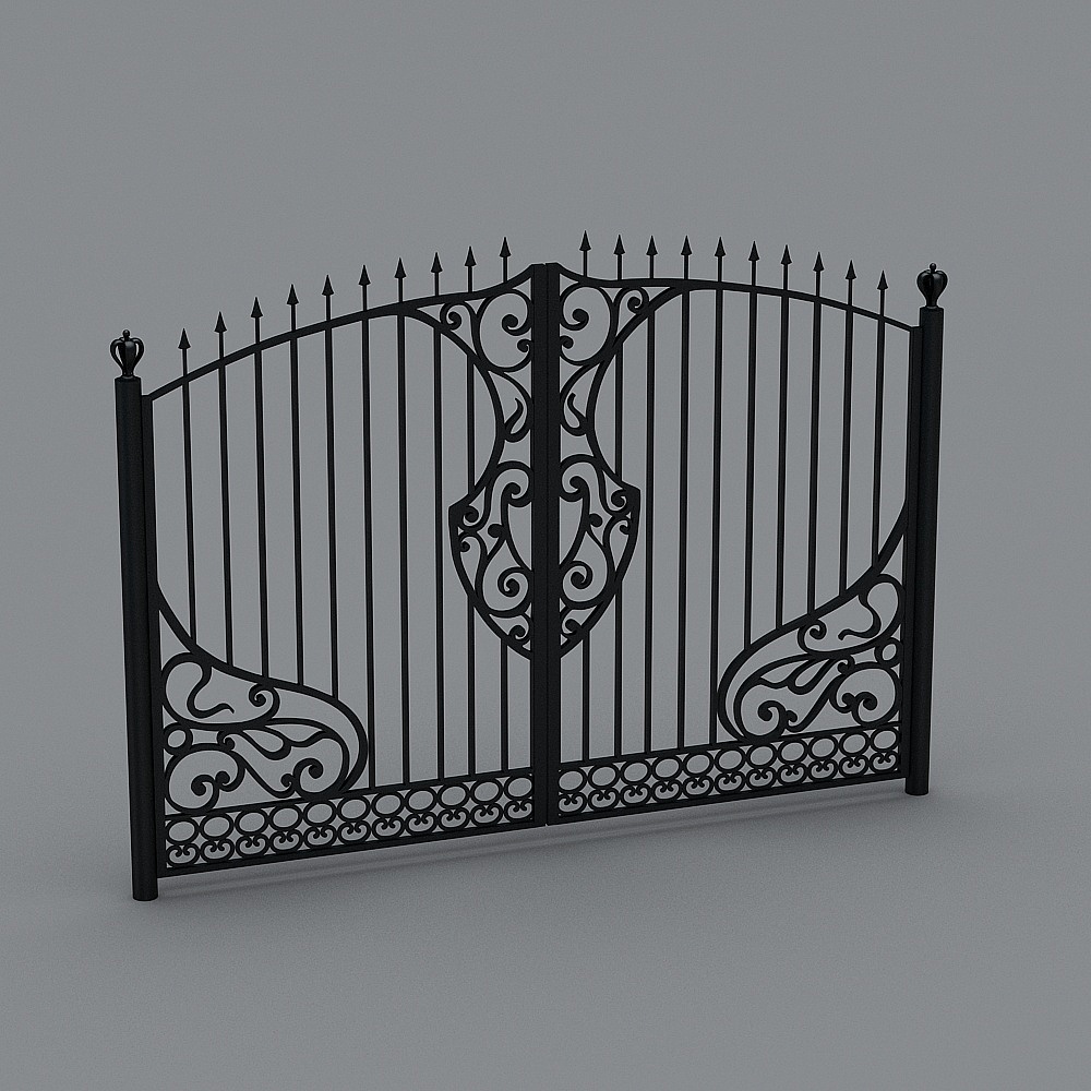 12-Wrought iron gate