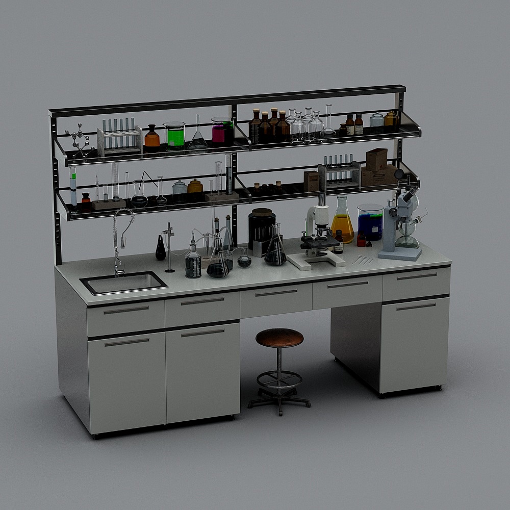 Chemical test bench