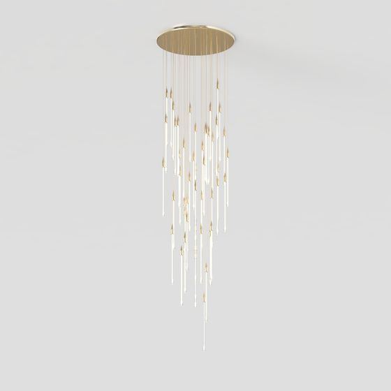 Stunning Polygons Chandelier 3D model