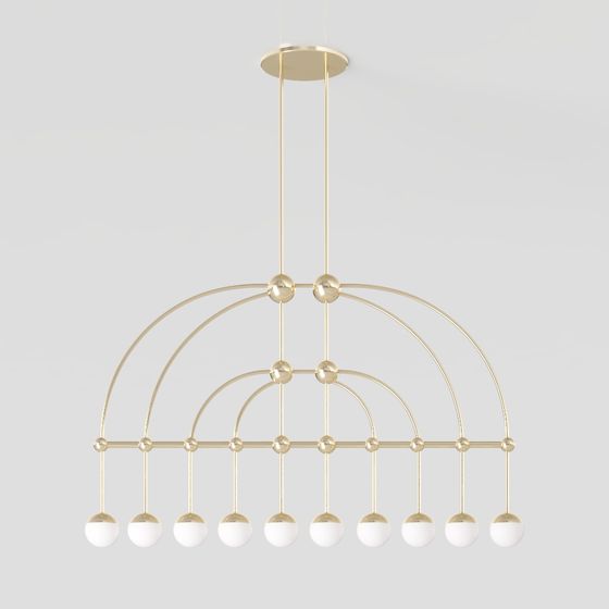 Arc Light Pendant Lamp 3D model