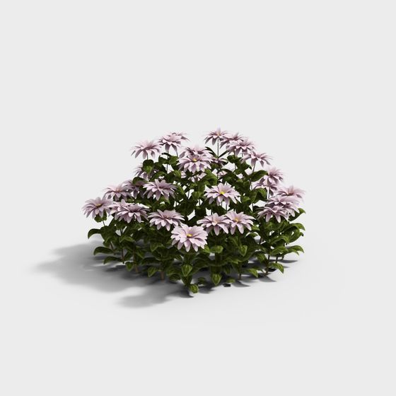 Dreamy Flower Bed 3D Model for Creative Projects