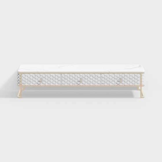 Urban Luxe Bench 3D model