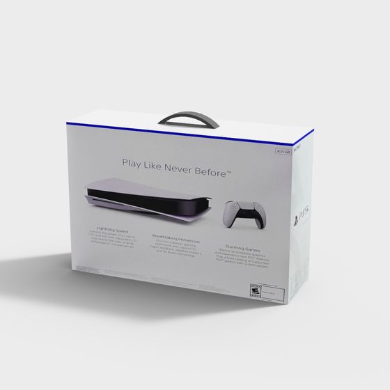 PlayStation 5 Console 3D Model