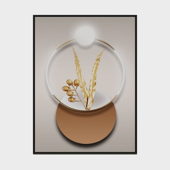 Natural Geometry 3D model for Modern Aesthetics