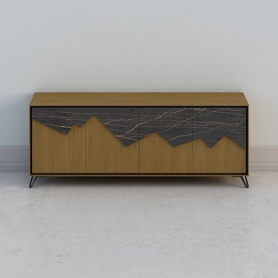 Mountain Peak Cabinet 3D model