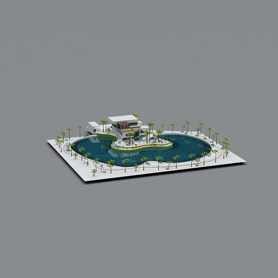 Island Oasis 3D model