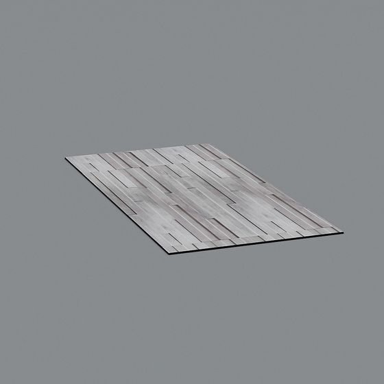 Realistic Wooden Plank Floor 3D model