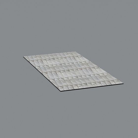 Geometric Woven Carpet 3D Model