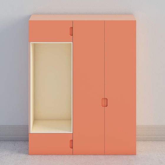 Coral Wardrobe 3D model for Modern Interiors