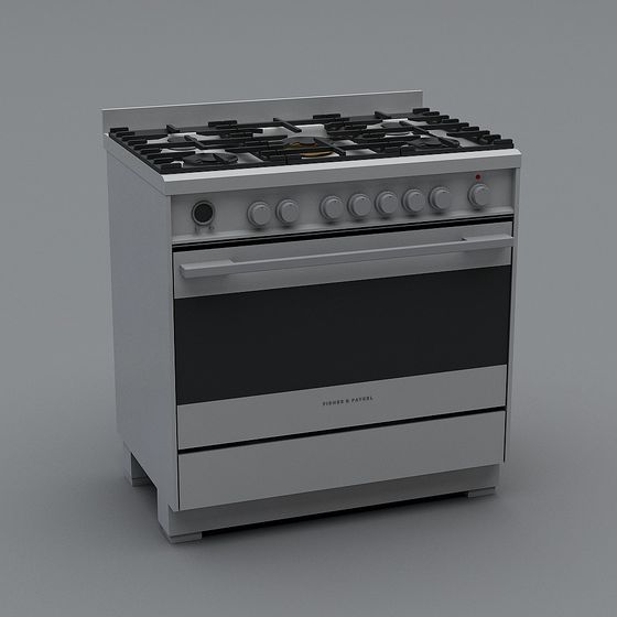 Urban Stove 3D model for Modern Home Design