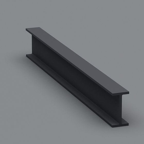 Industrial Aesthetic H-Beam 3D model