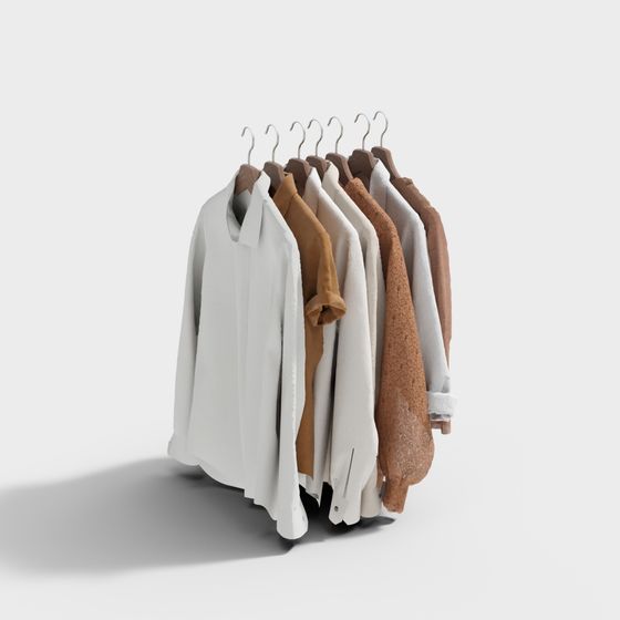 Fashion on Hanger 3D Model